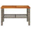 Nooralam Solid Wood Metal Outdoor Patio Table-137982662-137982663