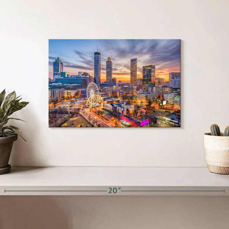 Sireci Atlanta Twilight Sky, 8" H x 12" W