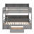 Bunk Bed With Built-In Shelves Beside Both Upper And Down Bed And Storage Drawer-2140826532