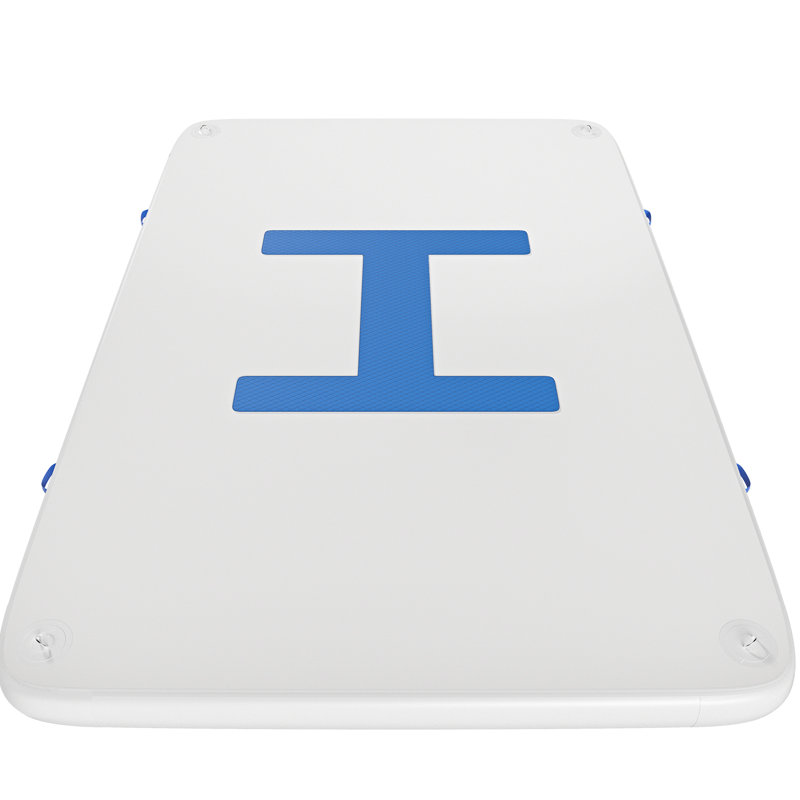 13’x6.5’x6” Inflatable Dock Platform, 8 to 10 Person Inflatable Floating Dock, Floating Platform