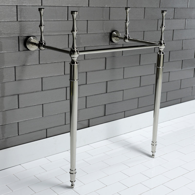 Kingston Brass Edwardian Brass Console Sink Legs, Polished Nickel
