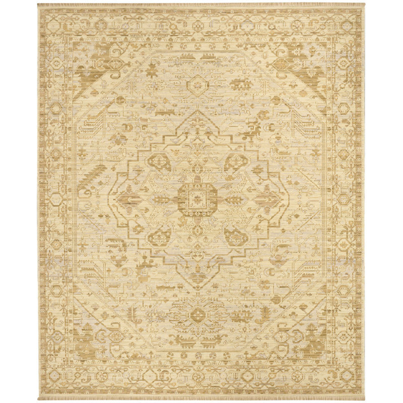  Tapis beige antique Antique Bloom 10 pi x 13 pi, Beige, Rectangle 10 pi x 13 pi