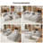 110.2" Modular Cloud Couch with Ottoman, U-Shaped Deep Seat Sofa for Living Room, No Assembly Required-630283887