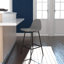 Henrine Upholstered Counter Stool with Metal Frame-1118811363
