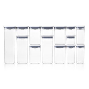 Bormioli Rocco Frigoverre Plus Tempered Glass Food Storage 2-Piece  Rectangular Set with Frosted Blue Lids