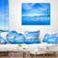 Coussin Baratti Bay Rocks in Blue Sea - Sea & Shore