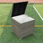 4 Piece Wicker Patio Sectional Sofa Set With Storage Box And Coffee Table