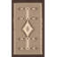 Tuscany Mocha/Brown Wool Reversible Area Rug