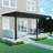 Backyard Discovery Evanston 20' x 10' Galvanized Steel Wall-Mounted Louvered Pergola Kit with Adjustable Steel Roof and PowerPort