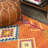 Blakely Tribal Love Geometric Orange/Multi Rug-1270864013