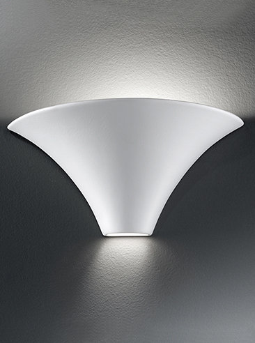 Ceramic Flush Mounted Sconce