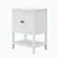 Meuble-lavabo de salle de bain avec lavabo en céramique