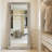 Elegant Full-Length Mirror With Washed White Frame - Durable Pine Wood, Freestanding Or Wall-Mounted Versatility For Bedroom, Living Room, And Entryway Decor-906587393