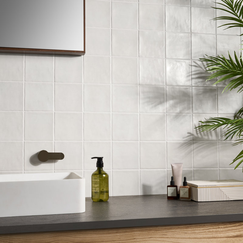 Paula Purroy Antoni 5.11 In. X 5.11 In. Matte Ceramic Wall Tile (6.02 Sq. Ft. / Case), Cream