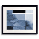Square Ocean Surf 15566 Print by Petra Trimmel