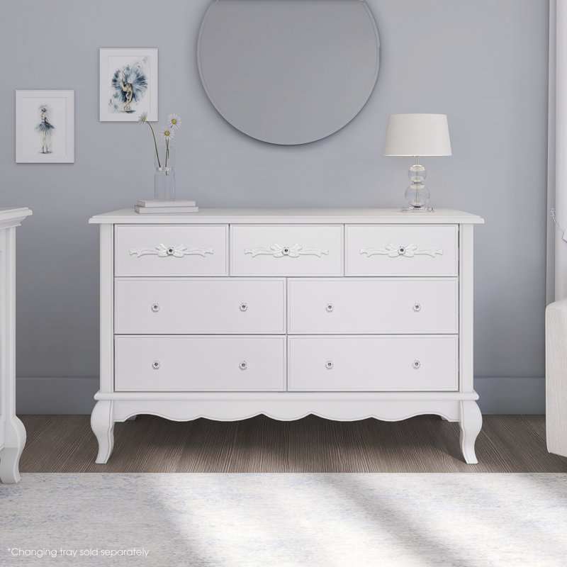 Aurora Kids 7 - Drawer Dresser, Frost White