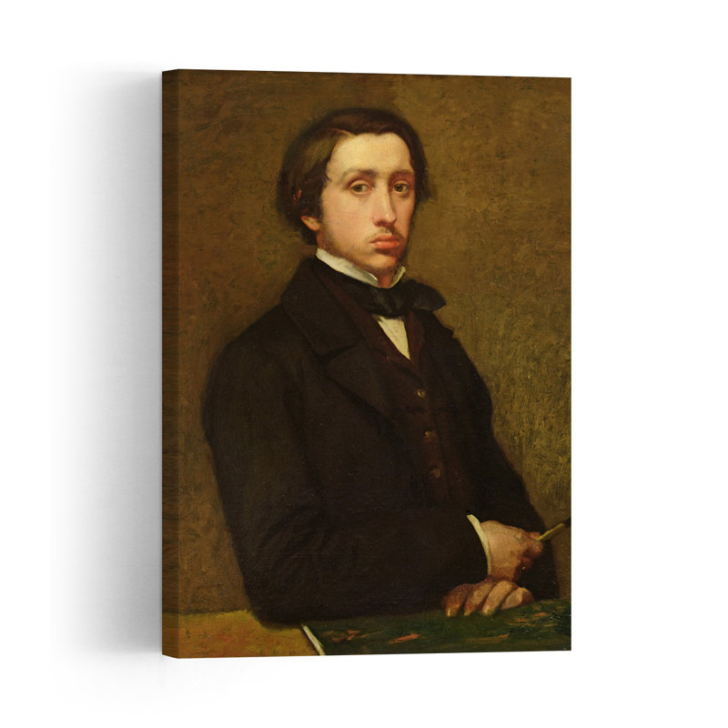 Autoportrait, 1855, estampe d'art mural abstraite et contemporaine, H 48 po x l 32 po