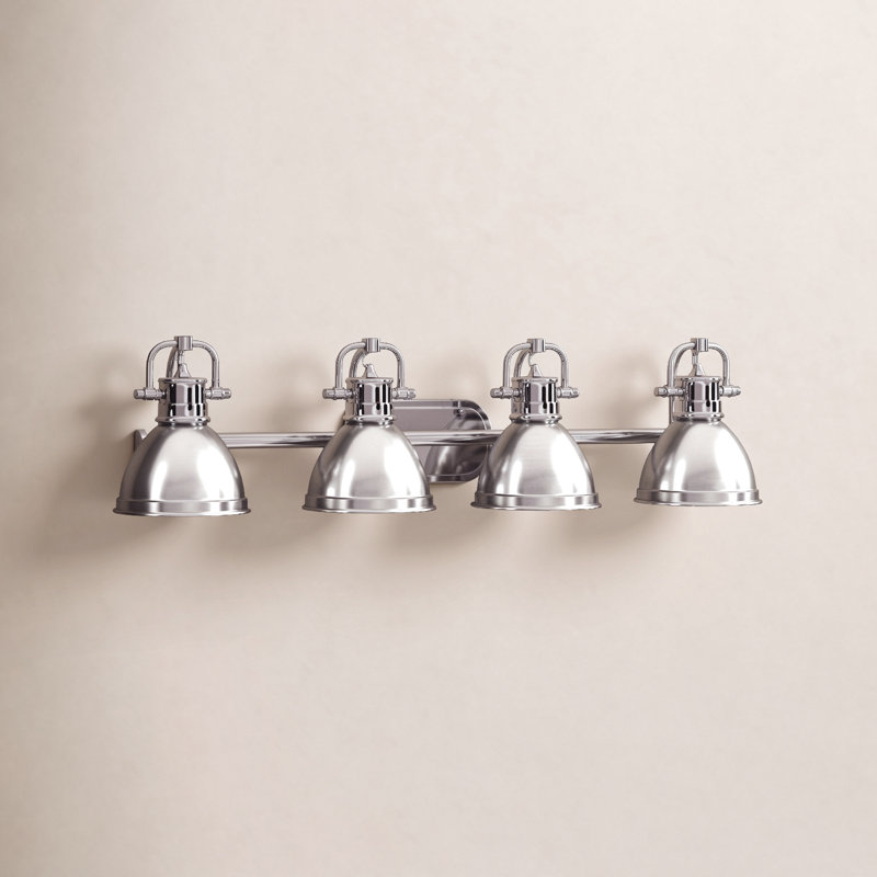 Calico 4 - Light Dimmable Vanity Light, Pewter, Chrome
