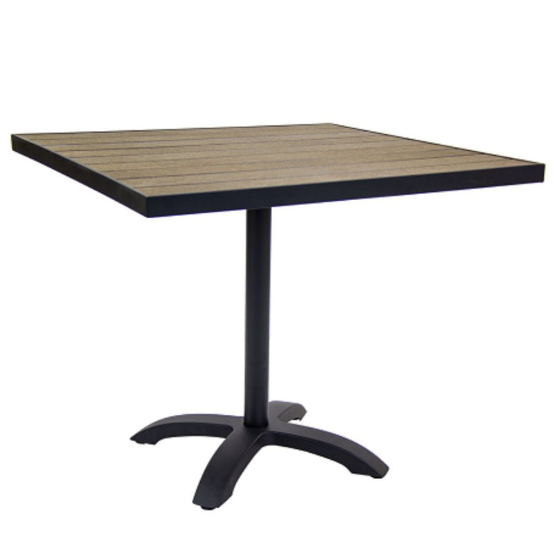 Table de salle à manger, L 30 po x L 30 po x H 30 po, Naturel