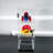 FixtureDisplays 6" x 6" x 16" Rotating Mini Acrylic Tower Showcase Display