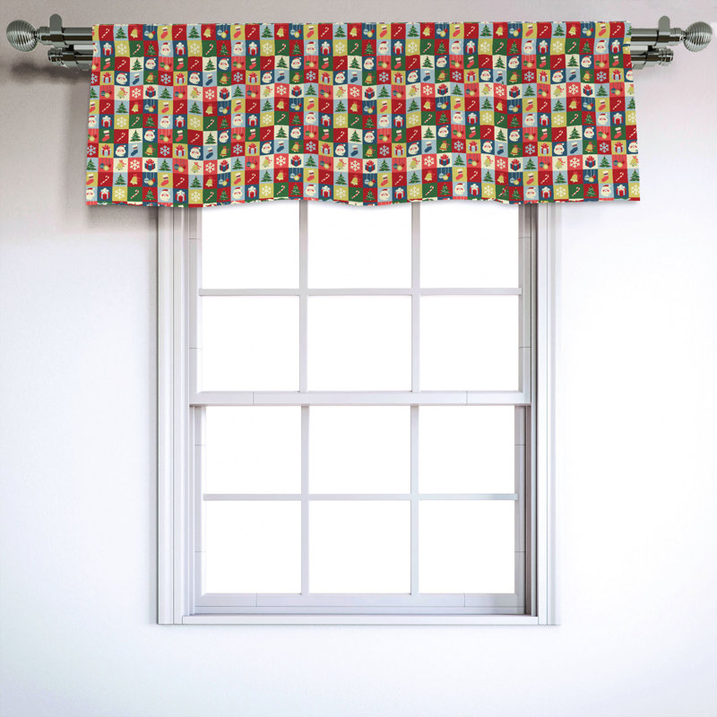 Sateen Ruffled Window Valance