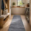 Tapis d'intérieur antidérapant à rayures anthracite, lavable à la machine-1938042182