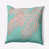 Bleu menthe / floral rose