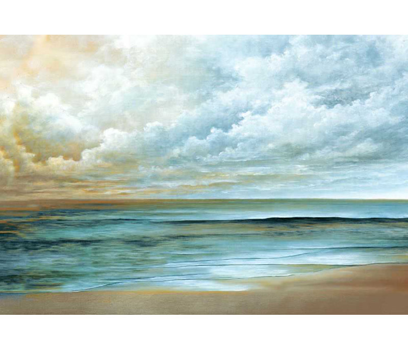 Long Beach - peinture sur toile tendue, H 8 po x l 12 po x P 1,25 po