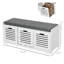 Banc de rangement avec tiroirs Demaria