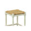 Hawthorne 24" Counter Stool with Woven Rush Seat - Vintage Hardwood Legs, Hand Finish Backless Stool-50074029