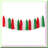 Mardi Gras Decor Set with Garland and Bead Streamers