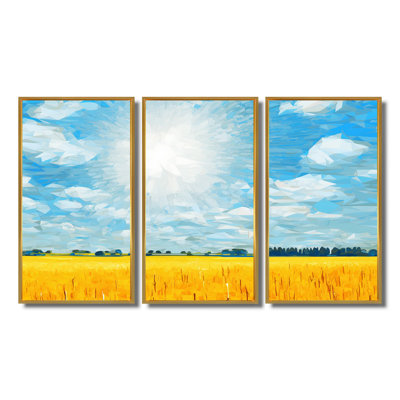 Sidney - Meadow Wall Art Living Room Set