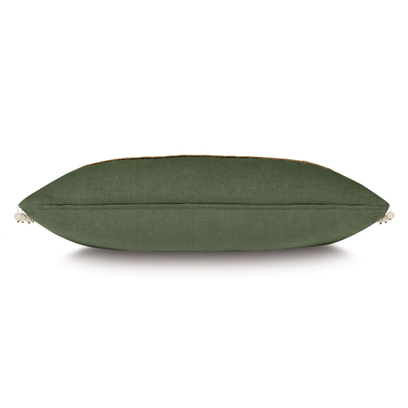 Manderley Embroidered Border Decorative Pillow