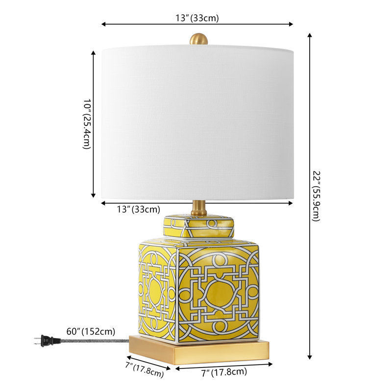 Thoman Table Lamp, Yellow