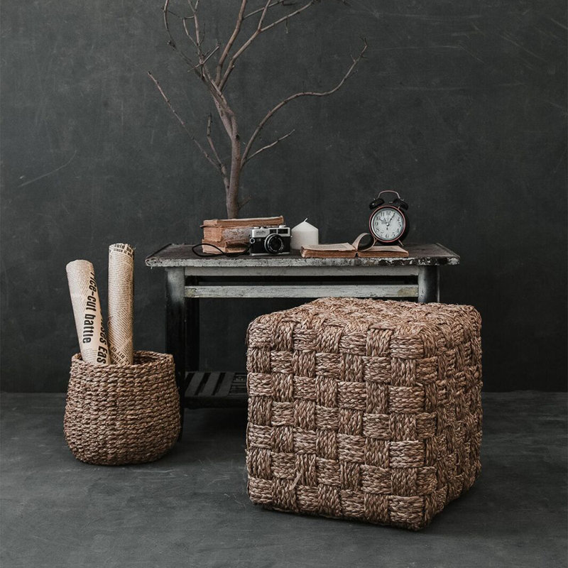Cael Square Pouf