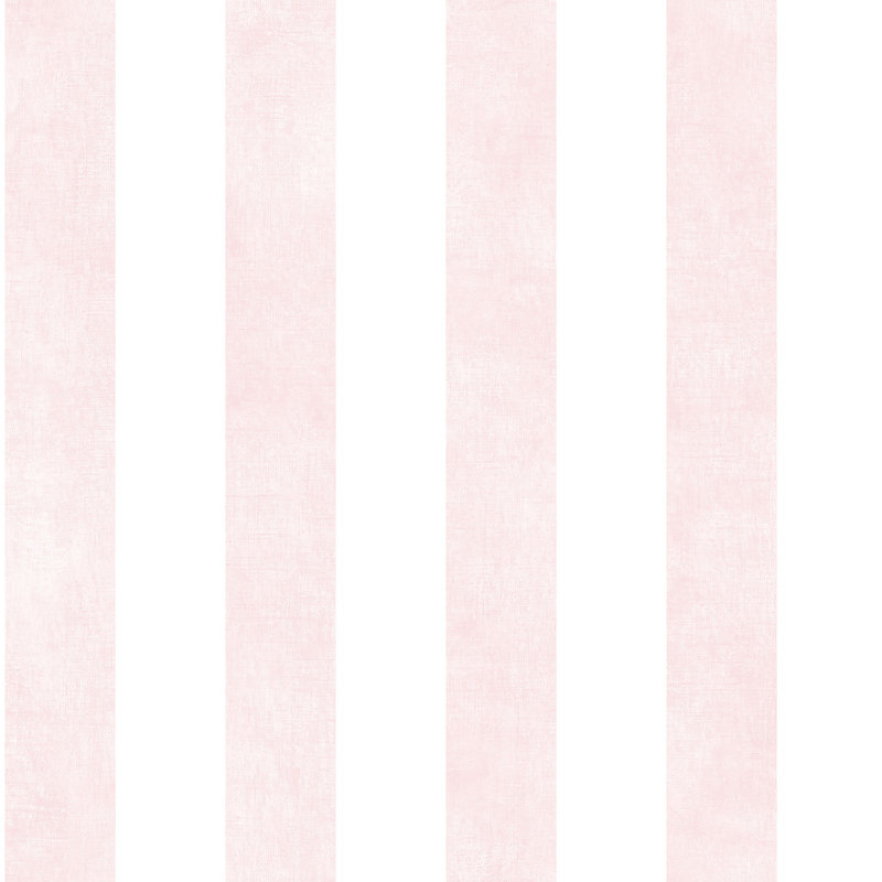 Dodd 10m x 52.8cm Matte Wallpaper Roll, Pink/White