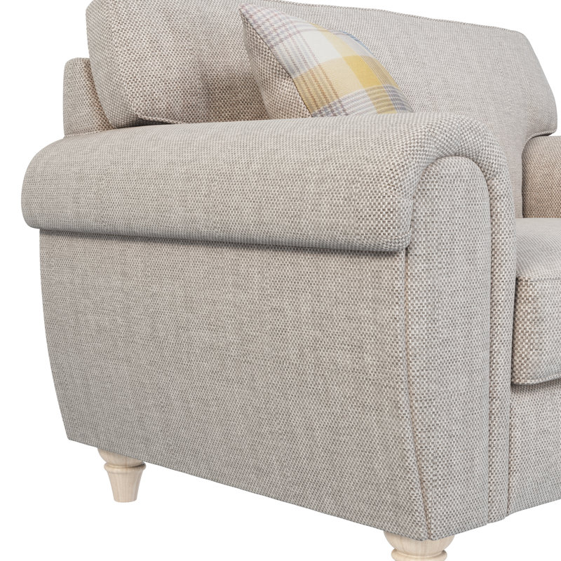 Vivo Upholstered Chair and a Half, Sand