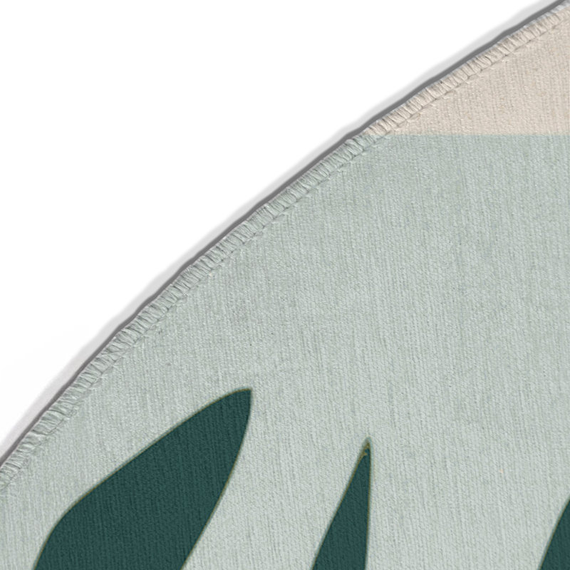 Forest Serenity Indoor And Outdoor Area Rug, Round 5'