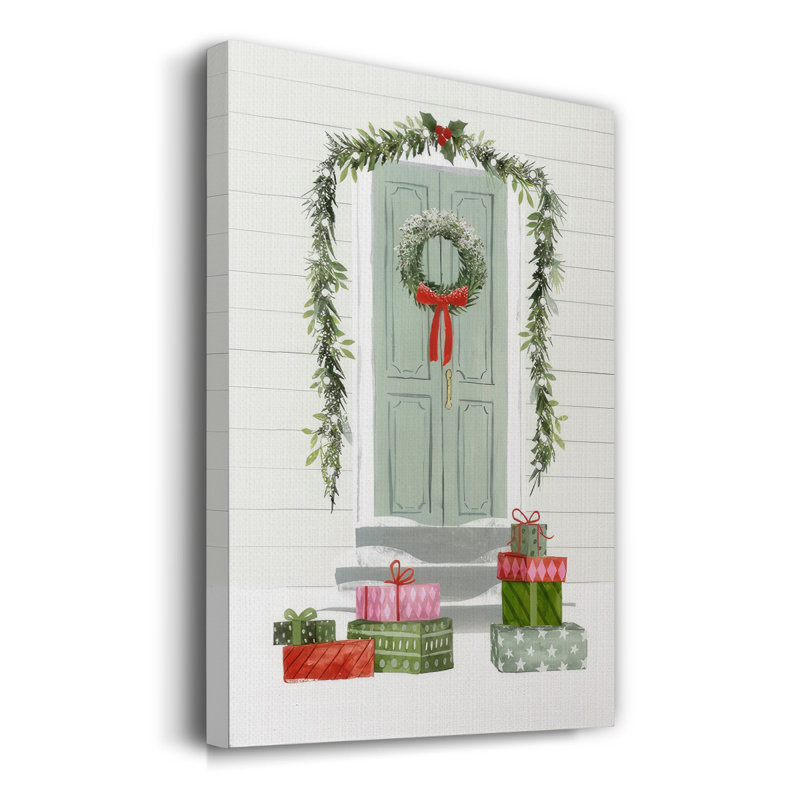 Porte d'entrée festive, collection B, H 18 po x l 12 po x P 1,5 po