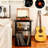 Compact Record Player Stand With Storage For 100 Vinyl Albums, Turntable Console-1805239699