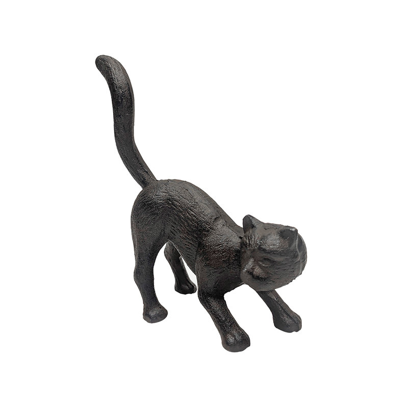 Cast Iron Cat Door Stop Stopper Outdoor Yard Art Patio Garden Statue Home Decor Cast Iron Cat Door Stop Stopper Outdoor Yard Art Patio Garden Statue Home Decor