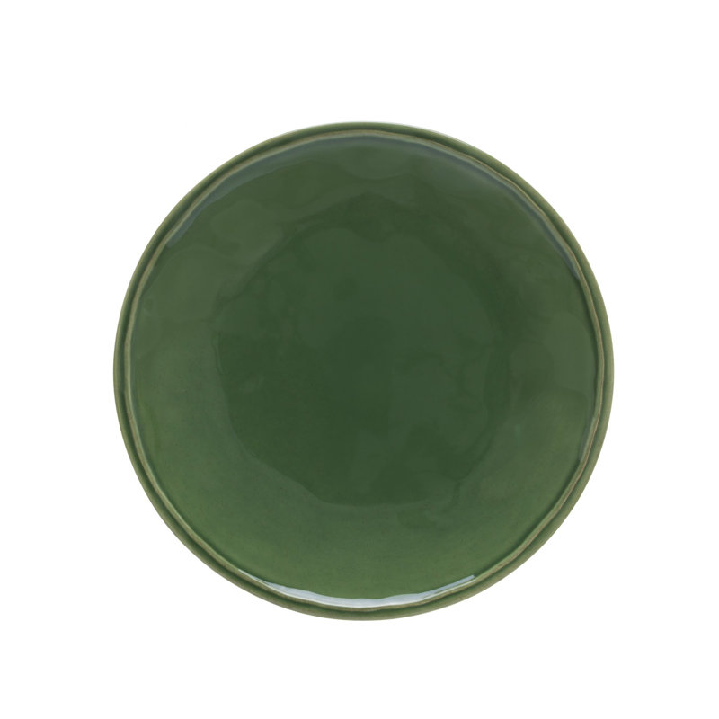 Fontana Fine Stoneware Dinner Plate, Forest Green