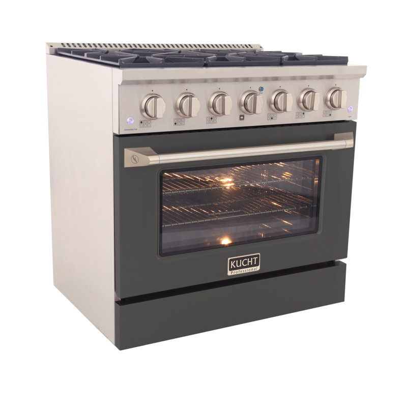 36" 5.2 Cu. Ft. Freestanding Gas, Cement Gray, Liquid Propane