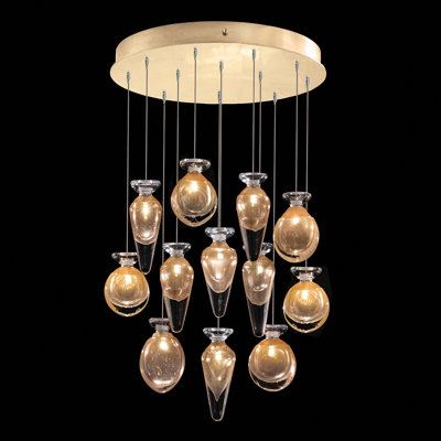 Luminaire suspendu rond l 21 po Essence