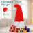 6 Ft Santa Hat White/red Artificial Christmas Tree