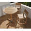 Bermuda Outdoor Round Teak Bar Table-1591168292