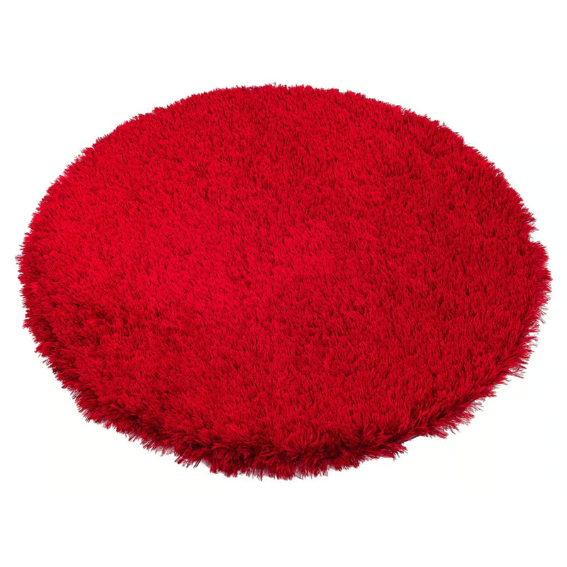 Tapis rond en coton Ulana, Rond 3 pi 3 po