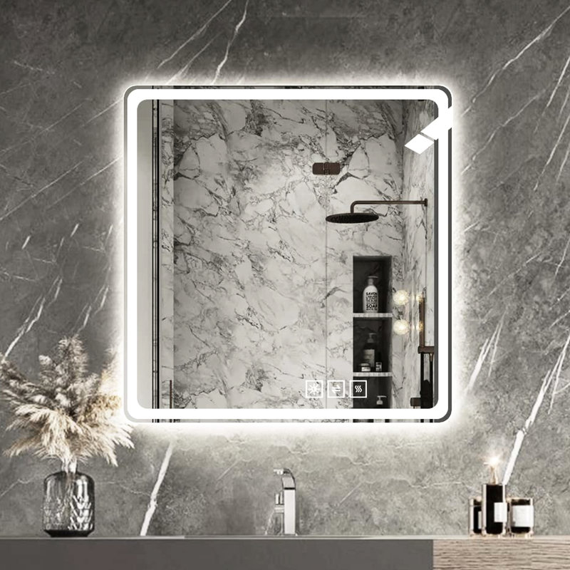 Miroir de salle de bain Fog Led