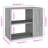 vidaXL Side Cabinet Sofa Table Living Room Storage Cabinet Engineered Wood-1461426189