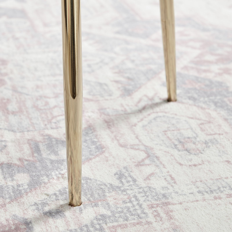 Chaises de salle à manger Danno, Rose